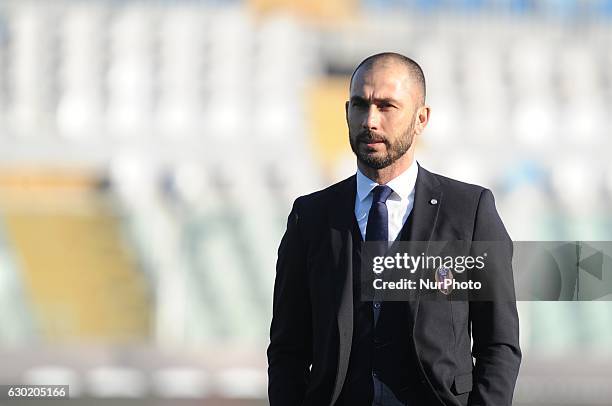 Marco Di Vaio of Bologna Fc during serie A tim between PESCARA vs BOLOGNA in Pescara, Italy, on December 18, 2016.