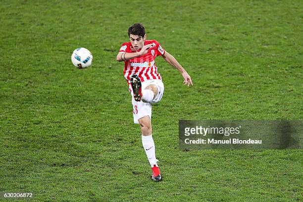 Vincent Marchetti of Nancy during the French Ligue 1 match between Toulouse and Nancy at Stadium Municipal on December 17, 2016 in Toulouse, France.