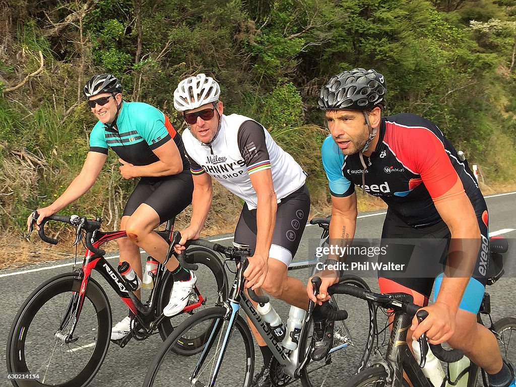 Lance Armstrong Visits Auckland