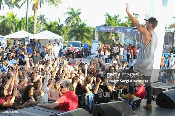Jake Miller performs at the Y100's Jingle Ball 2016 - PRE SHOW at BB&T Center on December 18, 2016 in Sunrise, Florida.