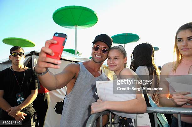 Jake Miller attends the Y100's Jingle Ball 2016 - PRE SHOW at BB&T Center on December 18, 2016 in Sunrise, Florida.