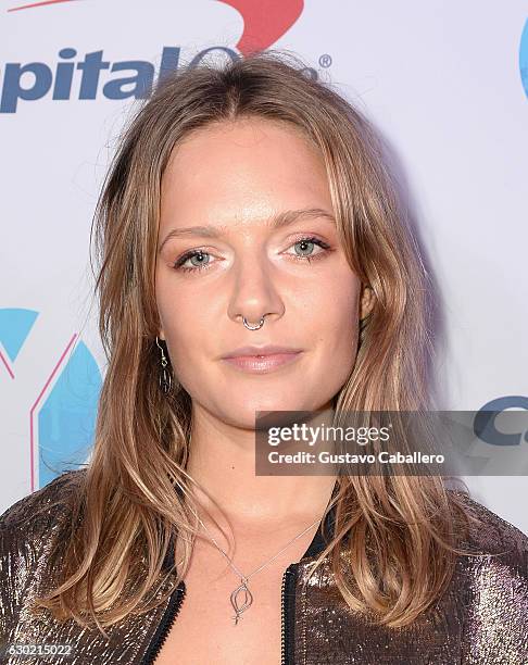 Tove Lo attends the Y100's Jingle Ball 2016 - PRESS ROOM at BB&T Center on December 18, 2016 in Sunrise, Florida.