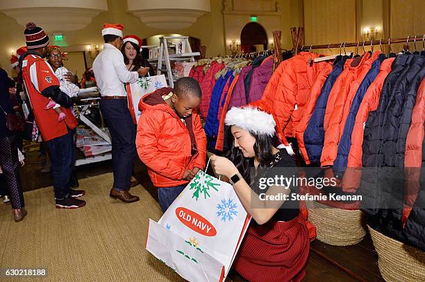 Guests attend Baby2Baby Holiday Party Presented By Old Navy at Montage Beverly Hills on December 18, 2016 in Beverly Hills, California.