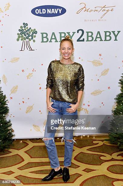 Nicole Richie attends Baby2Baby Holiday Party Presented By Old Navy at Montage Beverly Hills on December 18, 2016 in Beverly Hills, California.