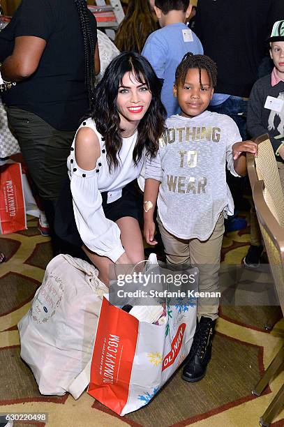 Jenna Dewan Tatum and guest attend Baby2Baby Holiday Party Presented By Old Navy at Montage Beverly Hills on December 18, 2016 in Beverly Hills,...