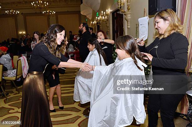 Norah Weinstein and guests attend Baby2Baby Holiday Party Presented By Old Navy at Montage Beverly Hills on December 18, 2016 in Beverly Hills,...