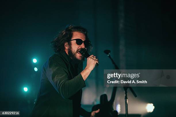 Jim James performs at Iron City on December 18, 2016 in Birmingham, Alabama.