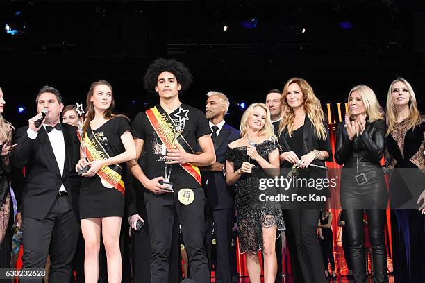 Jeremy Urbain, Top models 2017 awarded models Manon Louvrier, Gavin Diaz Garcia, Satya Oblette, Pamela Anderson, Adriana Karembeu and guests attend...