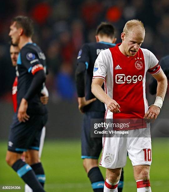 Ajax-PSV SEIZOEN 2016/2017 Davy Klaassen scoorde de 1-0 maar kon achteraf niet juichen . Het werd 1-1 Foto ; Pim Rasduring the Dutch Eredivisie match...