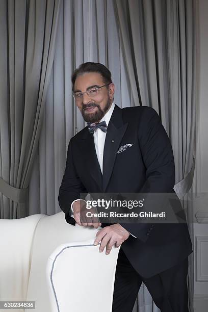 Actor Kabir Bedi is photographed for Self Assignment on December 4, 2016 in Rome, Italy.