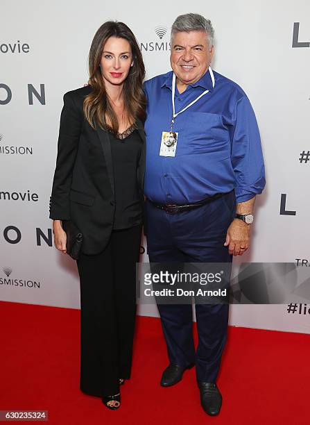 Amber Symond and John Symond arrive ahead of the Australian premiere of LION at State Theatre on December 19, 2016 in Sydney, Australia.