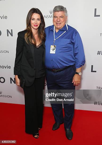 Amber Symond and John Symond arrive ahead of the Australian premiere of LION at State Theatre on December 19, 2016 in Sydney, Australia.