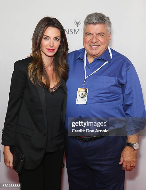 Amber Symond and John Symond arrive ahead of the Australian premiere of LION at State Theatre on December 19, 2016 in Sydney, Australia.