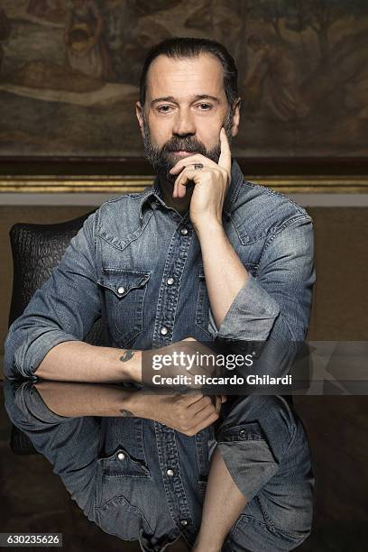 Actor Fabio Volo is photographed for Self Assignment on December 8, 2016 in Rome, Italy.