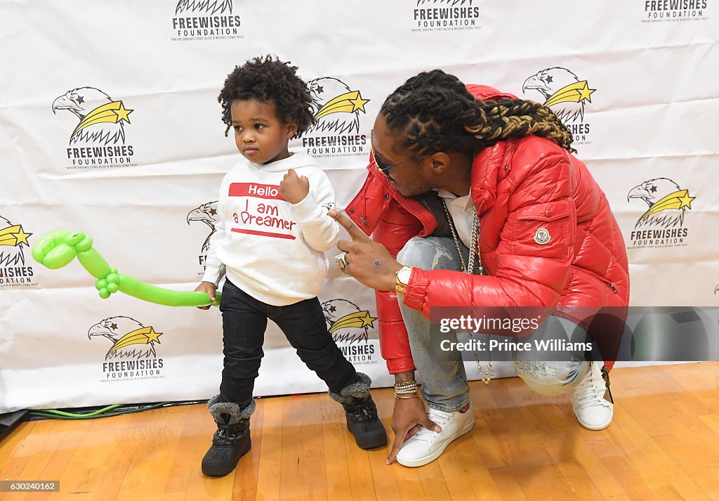 Future Wilburn Rapper Rapper Future and Son Future Zahir Wilburn attend A Winter Wishland ...