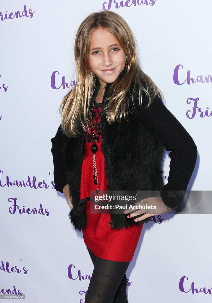 Actress Ava Kolker attends the "Chandler's Friends" toy wrapping