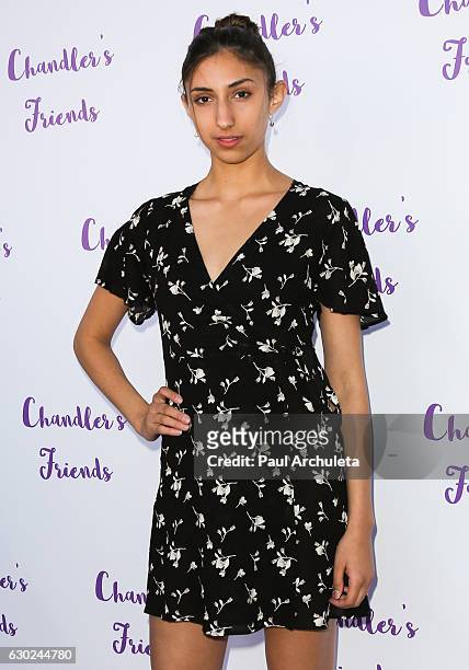 Ballerina / Dancer Leilani Jeraffi attends the "Chandler's Friends" toy wrapping party on behalf of Hasbro's The Joy Maker Challenge at Los Angeles...