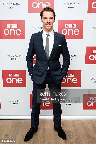Benedict Cumberbatch attends a screening of the Sherlock 2016 Christmas Special at Ham Yard Hotel on December 19, 2016 in London, England.