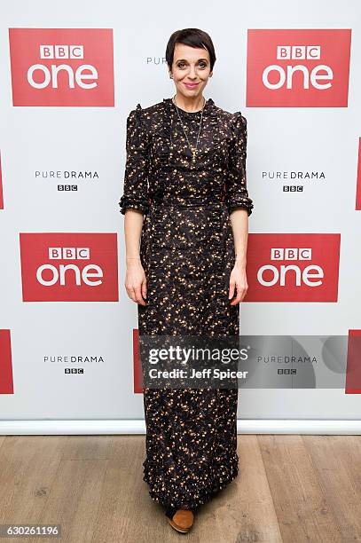 Amanda Abbington attends a screening of the Sherlock 2016 Christmas Special at Ham Yard Hotel on December 19, 2016 in London, England.