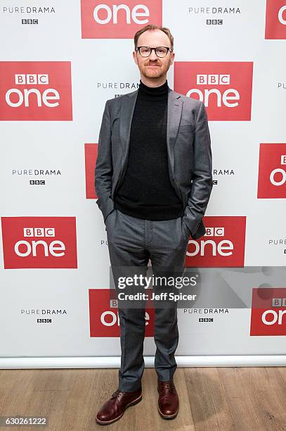 Mark Gatiss attends a screening of the Sherlock 2016 Christmas Special at Ham Yard Hotel on December 19, 2016 in London, England.