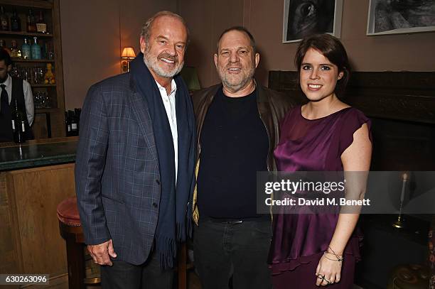 Kelsey Grammer, Harvey Weinstein and Princess Eugenie of York attend a VIP screening of "Lion" hosted by Harvey Weinstein and Georgina Chapman at...