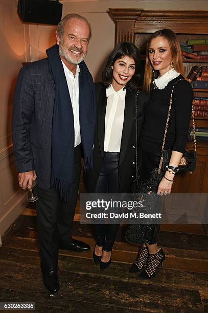 Kelsey Grammer, Alessandra Mastronardi and Georgina Chapman attend a VIP screening of "Lion" hosted by Harvey Weinstein and Georgina Chapman at Soho...