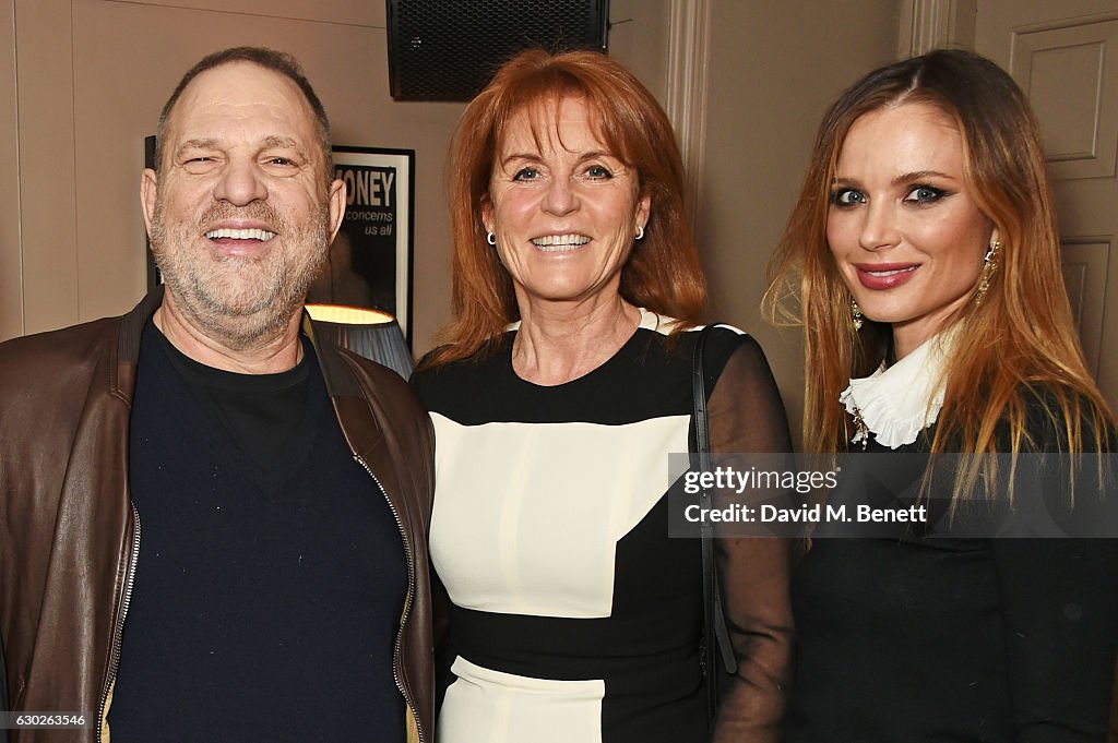 Harvey Weinstein & Georgina Chapman Host A VIP Screening Of "Lion" At Soho House