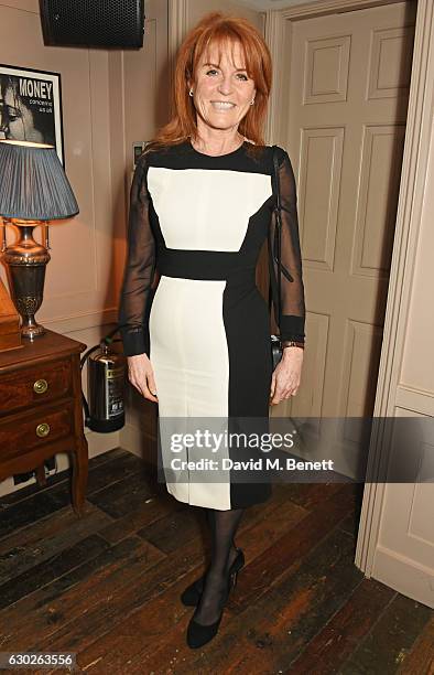 Sarah Ferguson, Duchess of York, attends a VIP screening of "Lion" hosted by Harvey Weinstein and Georgina Chapman at Soho House on December 19, 2016...