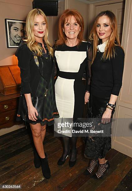 Laura Whitmore, Sarah Ferguson, Duchess of York, and Georgina Chapman attend a VIP screening of "Lion" hosted by Harvey Weinstein and Georgina...