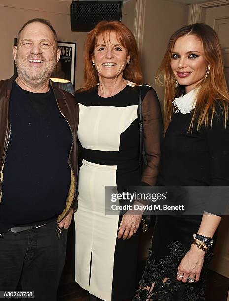 Harvey Weinstein, Sarah Ferguson, Duchess of York, and Georgina Chapman attend a VIP screening of "Lion" hosted by Harvey Weinstein and Georgina...