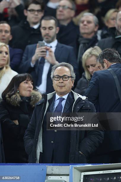 Farhad Moshiri, Everton Owner during the Premier League match between Everton and Liverpool at Goodison Park on December 19, 2016 in Liverpool,...