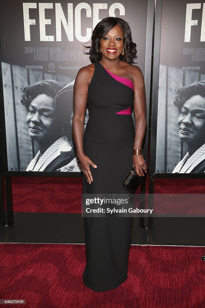 Paramount Pictures Presents the New York Special Screening of "Fences"