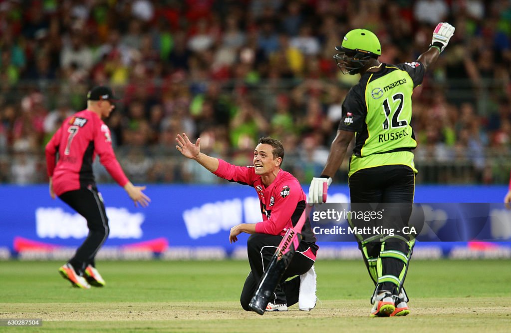 Big Bash League - Thunder v Sixers