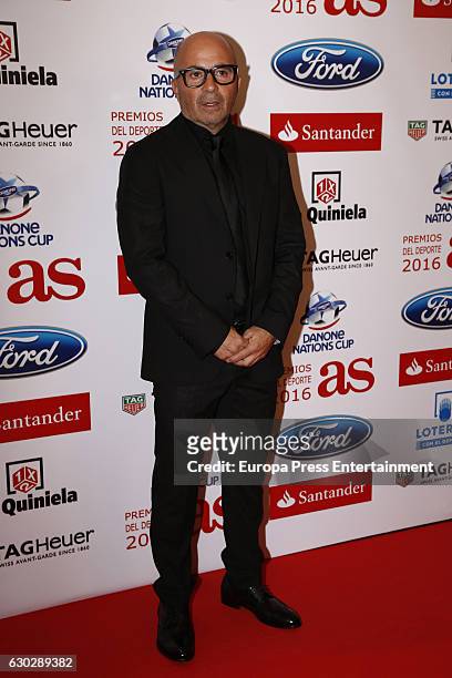 Jorge Sampaoli attends 'As Del Deporte' awards 2016 photocall at Palace Hotel on December 19, 2016 in Madrid, Spain.