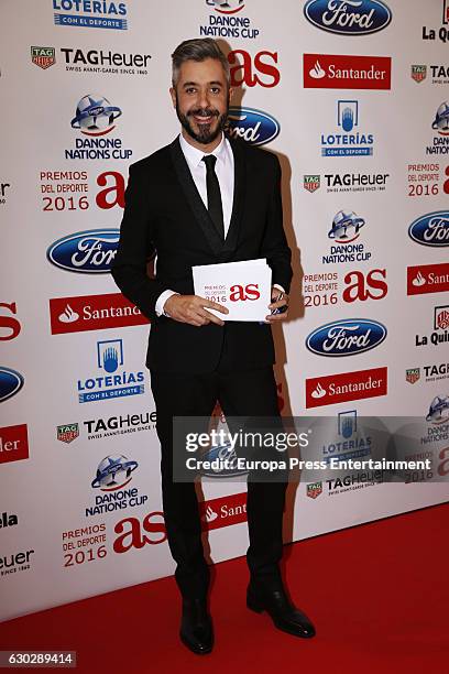 Dani Garrido attends 'As Del Deporte' awards 2016 photocall at Palace Hotel on December 19, 2016 in Madrid, Spain.