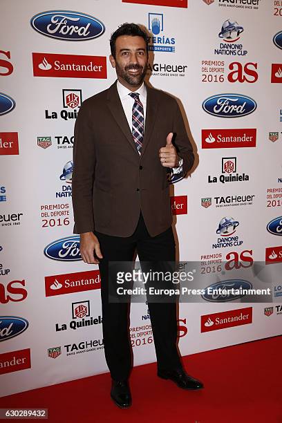 Jose Luis Abajo attends 'As Del Deporte' awards 2016 photocall at Palace Hotel on December 19, 2016 in Madrid, Spain.