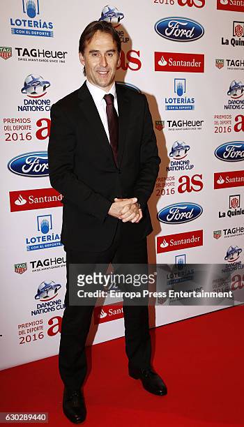 Julen Lopetegui attends 'As Del Deporte' awards 2016 photocall at Palace Hotel on December 19, 2016 in Madrid, Spain.