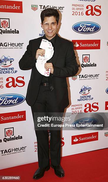 Jorge Luengo attends 'As Del Deporte' awards 2016 photocall at Palace Hotel on December 19, 2016 in Madrid, Spain.