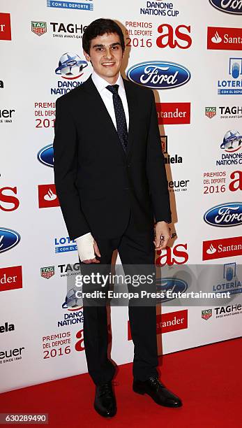 Bruno Hortelano attends 'As Del Deporte' awards 2016 photocall at Palace Hotel on December 19, 2016 in Madrid, Spain.