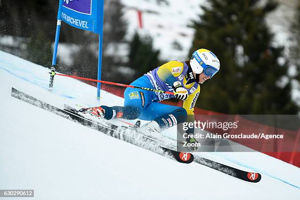 Maria Pietilae-holmner of Sweden competes during the Audi FIS Alpine Ski World Cup Women's Giant Slalom on December 20, 2016 in Courchevel, France