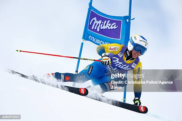 Maria Pietilae-holmner of Sweden competes during the Audi FIS Alpine Ski World Cup Women's Giant Slalom on December 20, 2016 in Courchevel, France