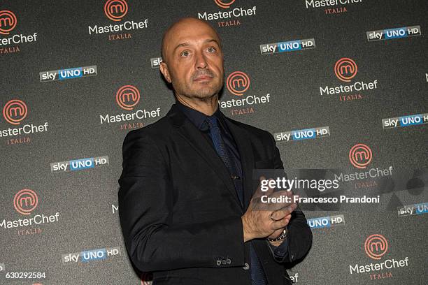 Joe Bastianich attends a photocall for Masterchef 6 press conference on December 19, 2016 in Milan, Italy.