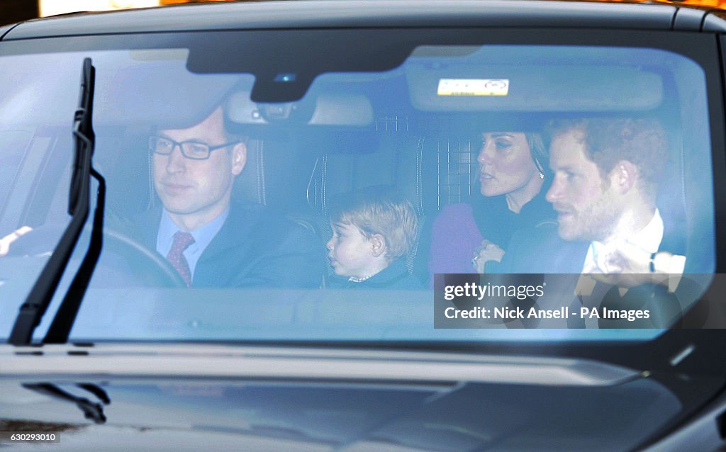 Queen's Christmas lunch 2016