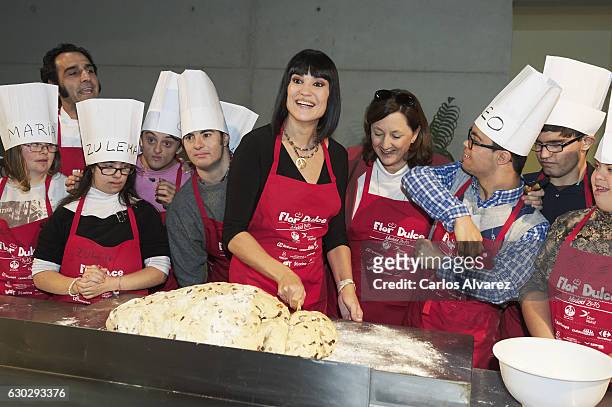 Irene Villa attends 'Flor Dulce de Navidad' charity breakfast at Ciudad de la Raqueta Sport Club on December 20, 2016 in Madrid, Spain.