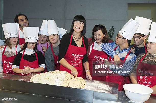 Irene Villa attends 'Flor Dulce de Navidad' charity breakfast at Ciudad de la Raqueta Sport Club on December 20, 2016 in Madrid, Spain.