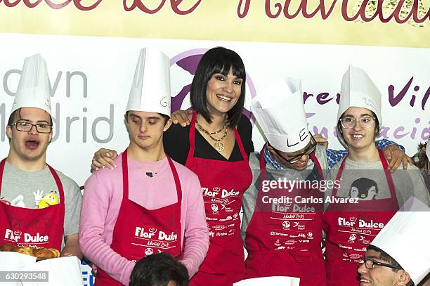 Irene Villa attends 'Flor Dulce de Navidad' charity breakfast at Ciudad de la Raqueta Sport Club on December 20, 2016 in Madrid, Spain.