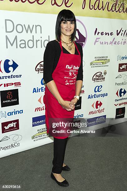 Irene Villa attends 'Flor Dulce de Navidad' charity breakfast at Ciudad de la Raqueta Sport Club on December 20, 2016 in Madrid, Spain.