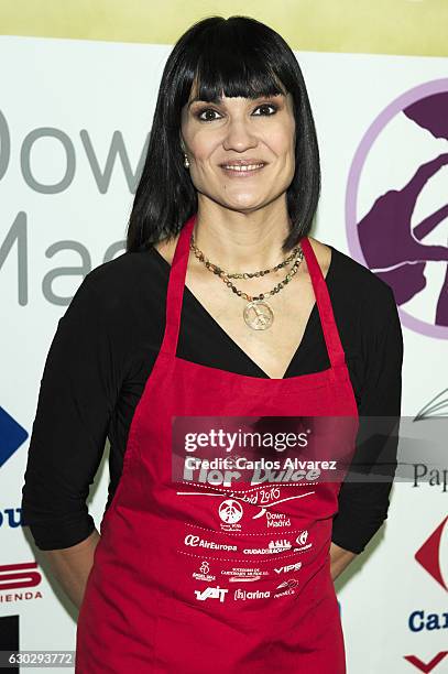 Irene Villa attends 'Flor Dulce de Navidad' charity breakfast at Ciudad de la Raqueta Sport Club on December 20, 2016 in Madrid, Spain.