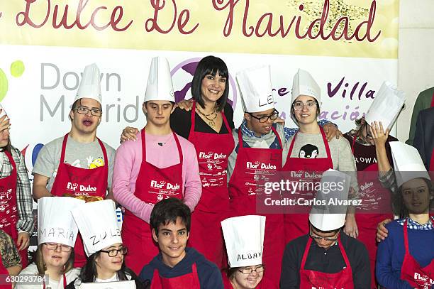 Irene Villa attends 'Flor Dulce de Navidad' charity breakfast at Ciudad de la Raqueta Sport Club on December 20, 2016 in Madrid, Spain.