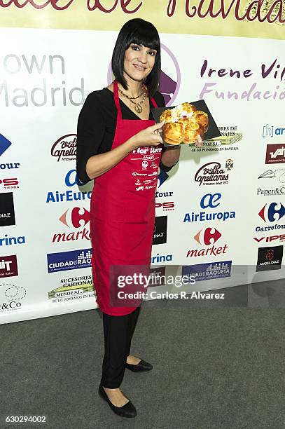 Irene Villa attends 'Flor Dulce de Navidad' charity breakfast at Ciudad de la Raqueta Sport Club on December 20, 2016 in Madrid, Spain.